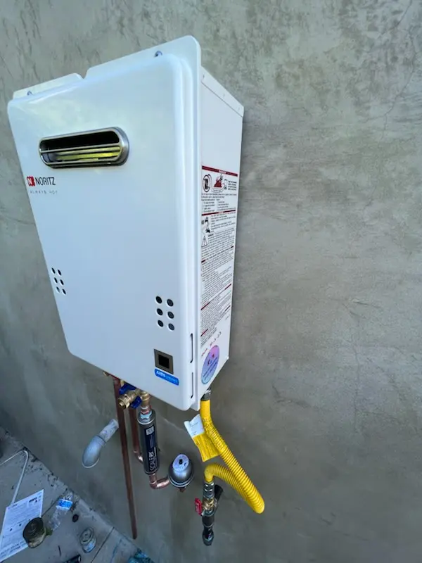 Tankless water heater installation for Lake Ashton Golf Club homes